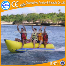 Single inflatable tube banana boat fly fish, high quality china inflatable boat